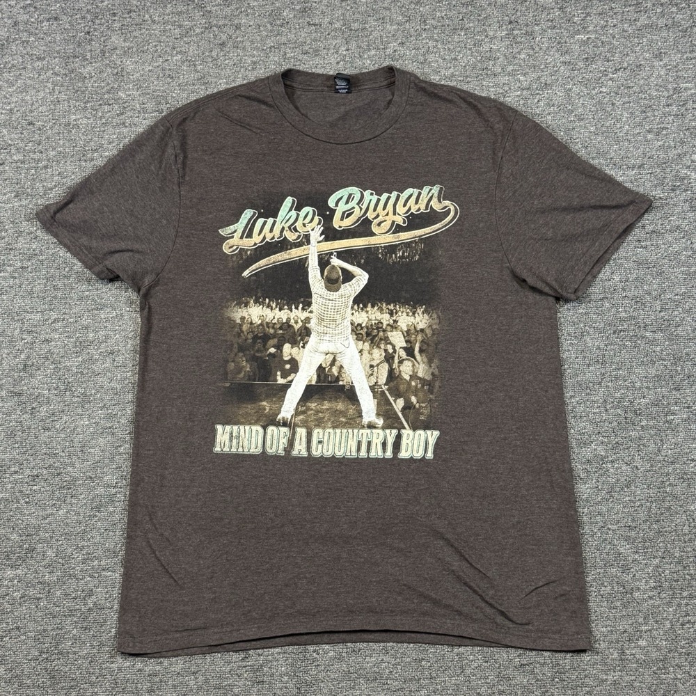 Luke Bryan 2024 Mind Of A Country Boy Tour T Shirt Mens Size Large Country Music